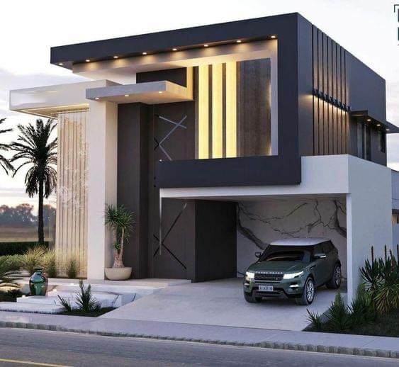 Mẫu nhà ống có 2 tầng lầu đẹp, đơn giản, hiện đại