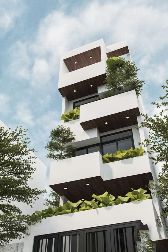 mẫu nhà ống 3 tầng đẹp, hiện đại, đơn giản