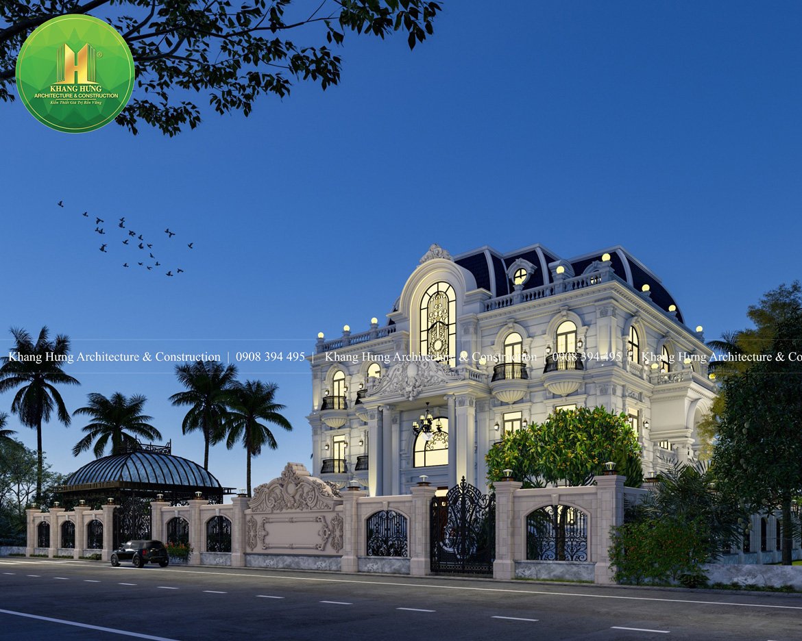 Khám Phá Mẫu Biệt Thự Tân Cổ Điển Châu Âu - Quy Mô 3 Tầng Kết Hợp Sân Vườn