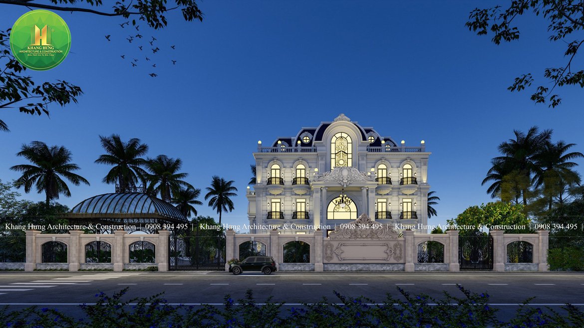 Khám Phá Mẫu Biệt Thự Tân Cổ Điển Châu Âu - Quy Mô 3 Tầng Kết Hợp Sân Vườn