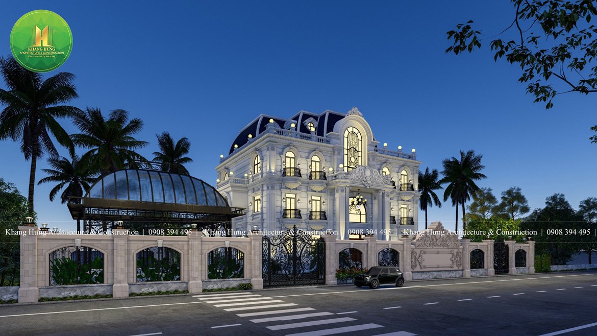 Khám Phá Mẫu Biệt Thự Tân Cổ Điển Châu Âu - Quy Mô 3 Tầng Kết Hợp Sân Vườn