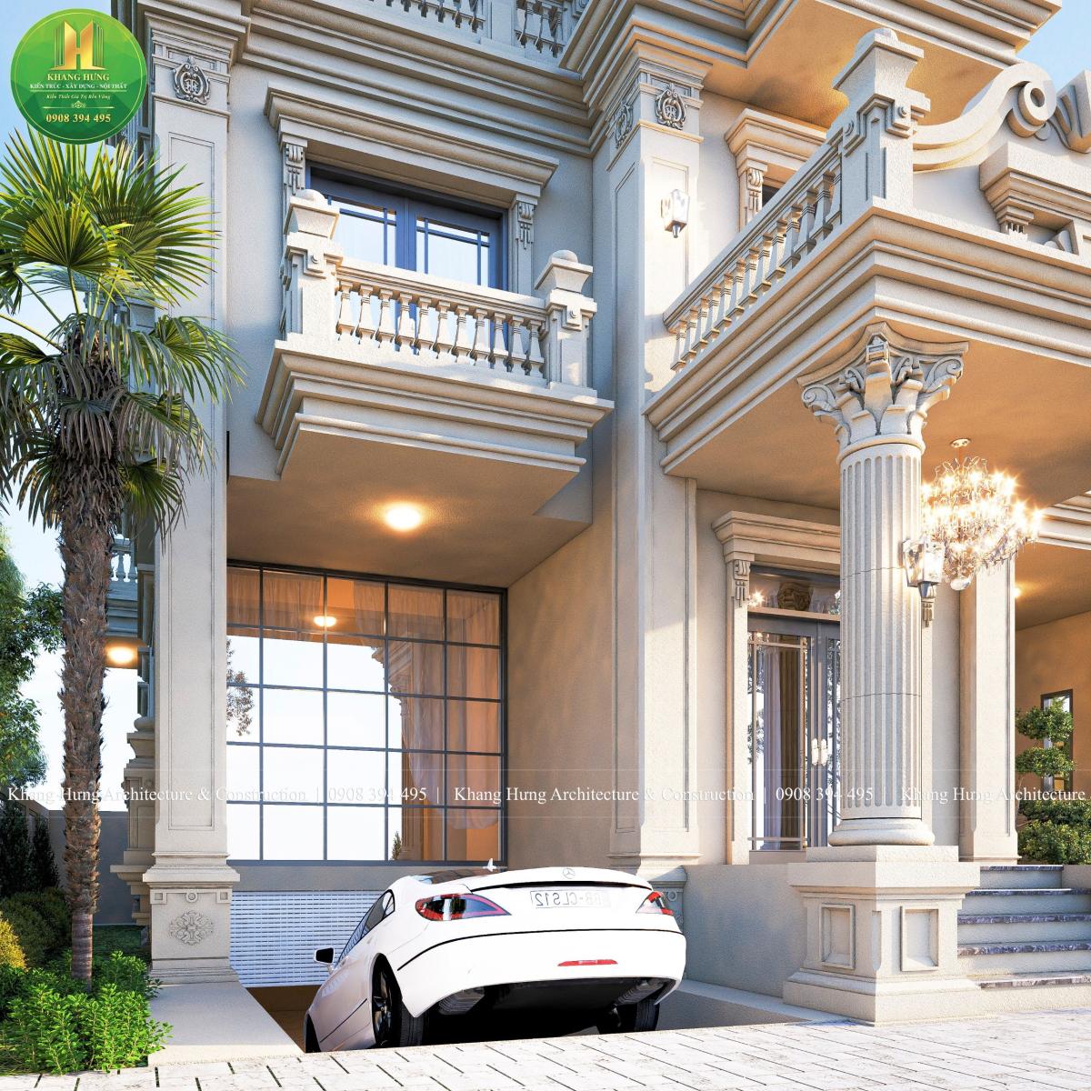 Biệt thự cổ điển Châu Âu