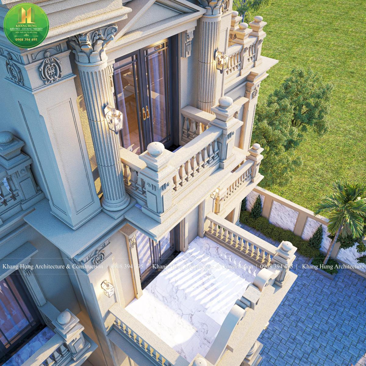 Biệt thự cổ điển Châu Âu