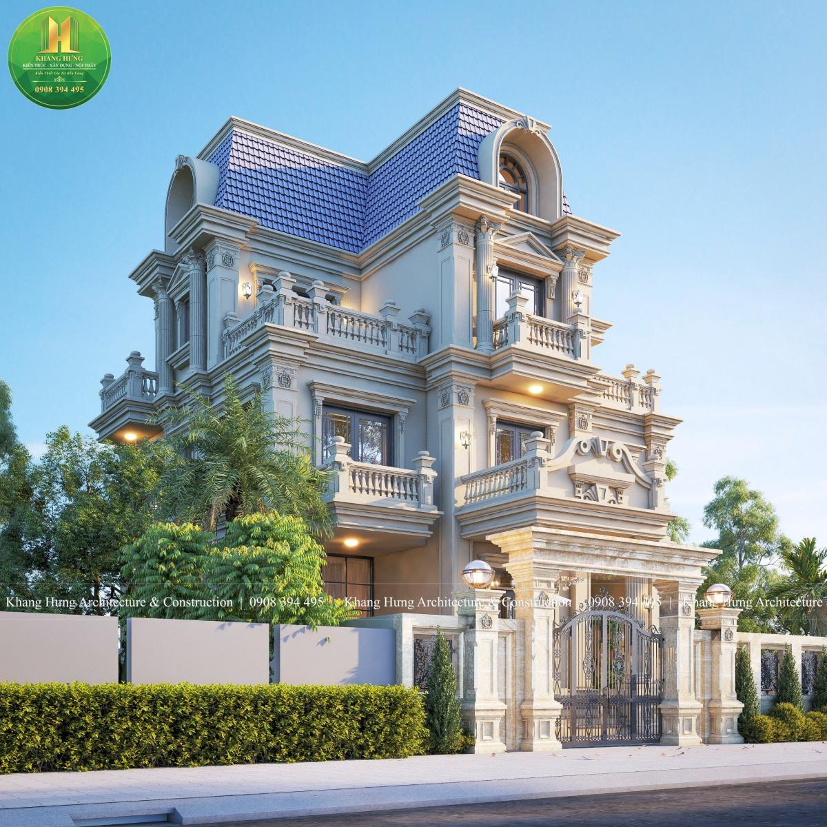 Biệt thự cổ điển Châu Âu