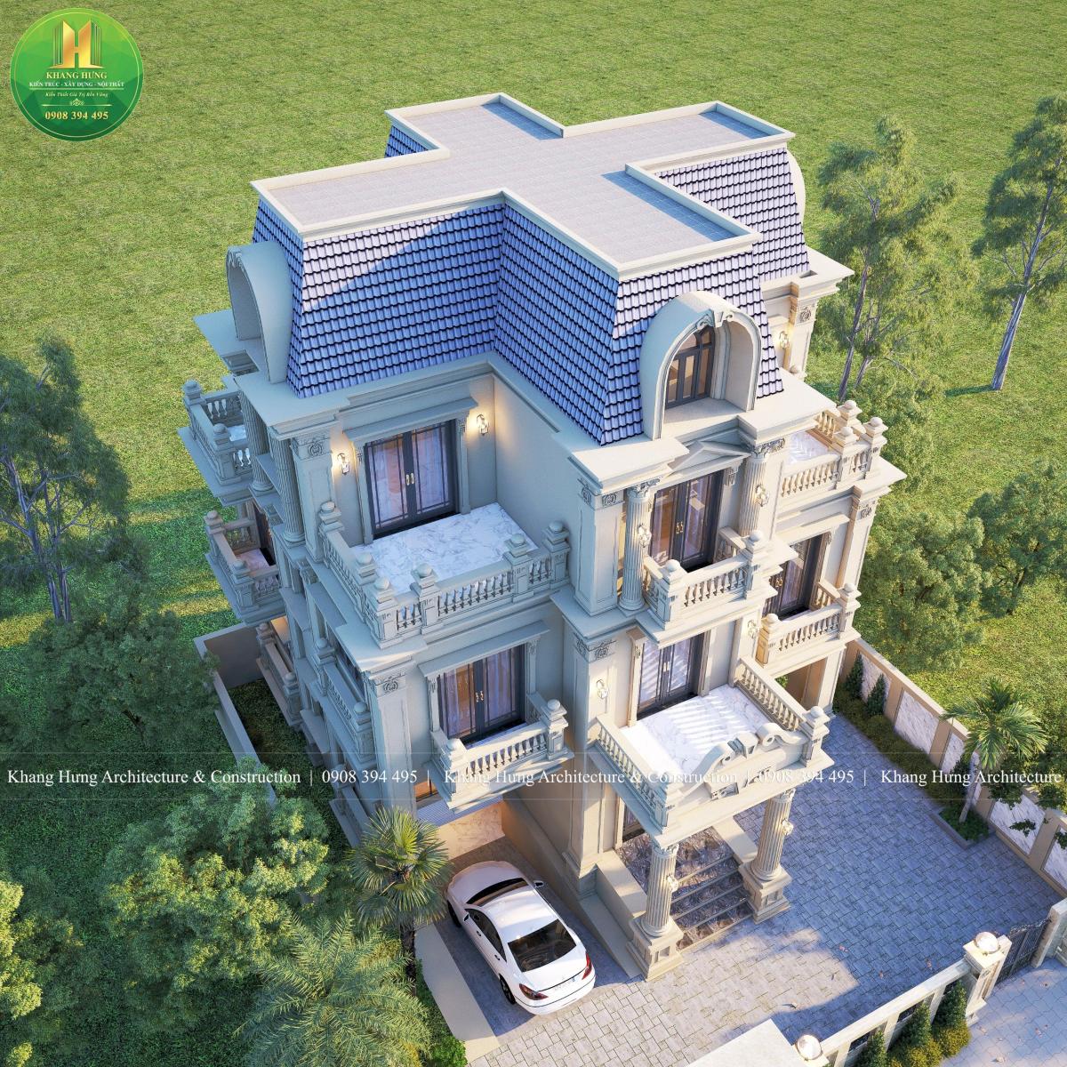 Biệt thự cổ điển Châu Âu