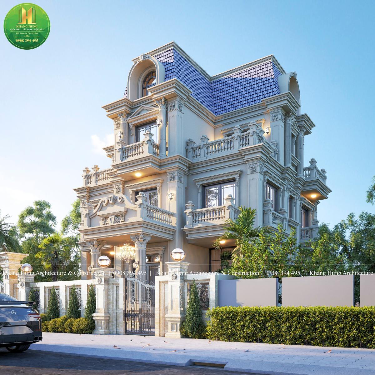 Biệt thự cổ điển Châu Âu